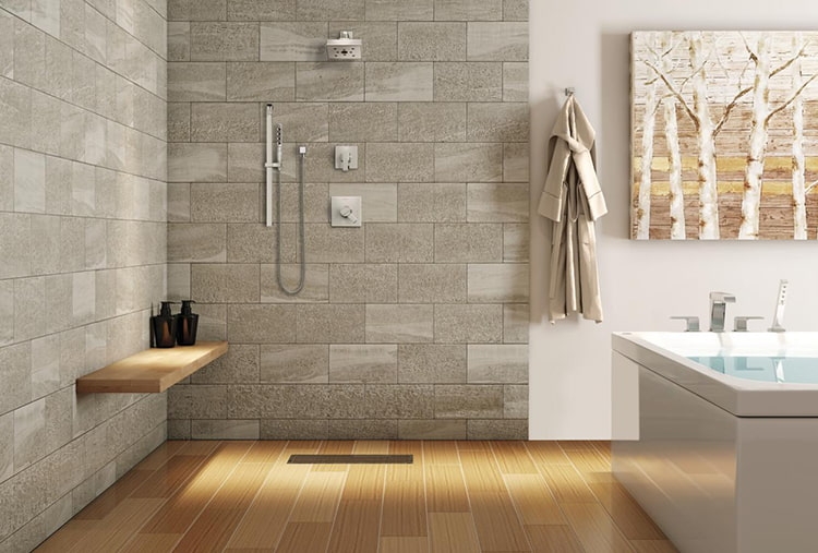 spa like barrier free bathroom