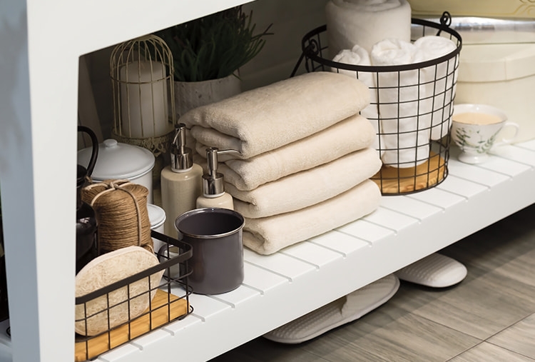 under the sink storage