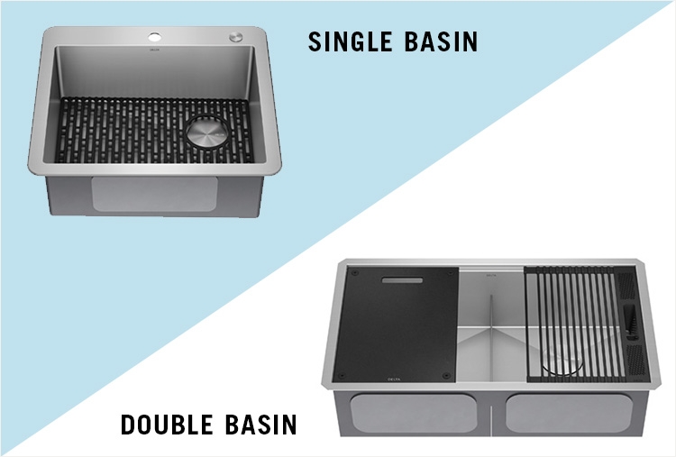 single basin vs double basin