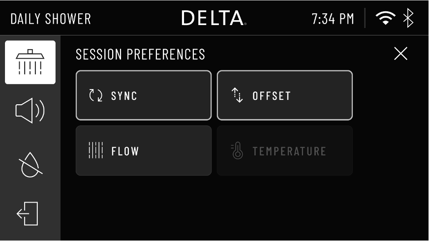Managing Session Preferences