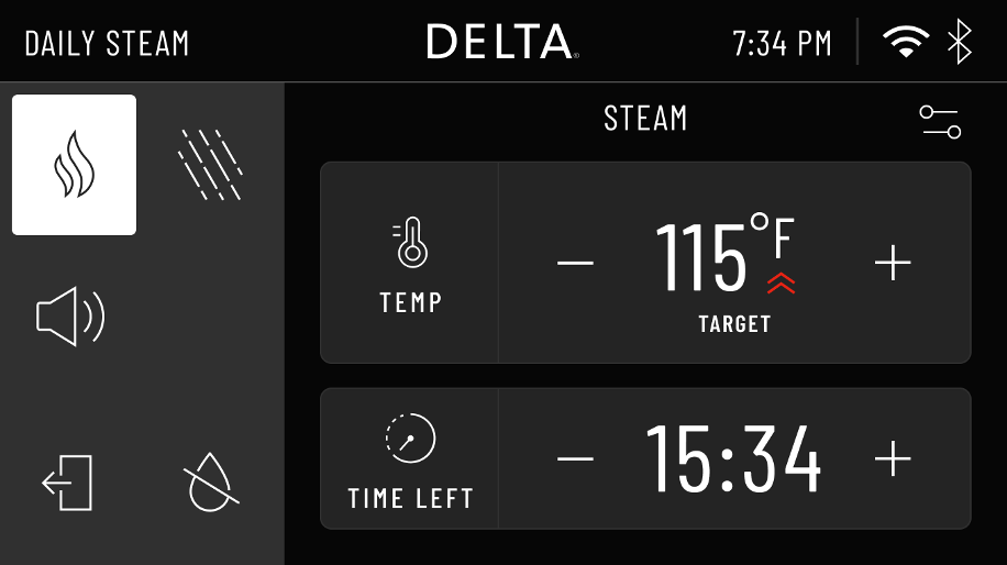Manage Steam Shower