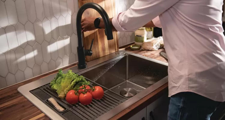 Delta Workstation Kitchen Sink