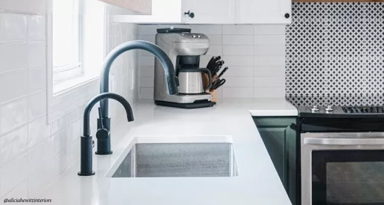 @aliciahewittinteriors' modern kitchen with trinsic faucet