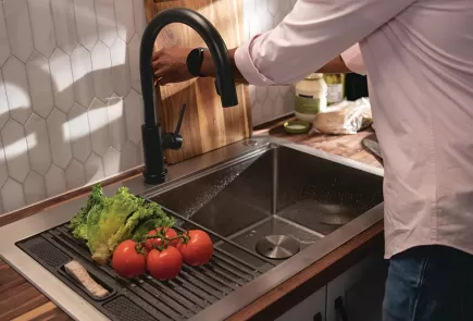 Delta Workstation Kitchen Sink