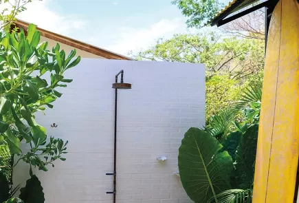 Install an outdoor shower