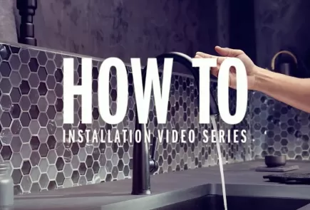 how to install glass rinser