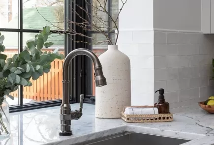 @thirdstreetarchitecture's modern stone kitchen