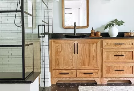 @birdsong.design wooden bathroom vanity